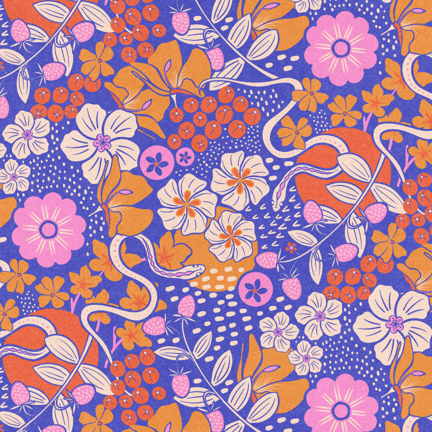 tropical rainforest surface pattern design